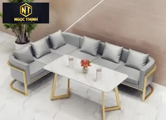 Xưởng Nội Thất Ngọc Thịnh Long Thành - Bộ bàn ghế sofa hình chữ L kết hợp bàn hình chữ nhật Xưởng Nội Thất Ngọc Thịnh Long Thành - Bộ bàn ghế sofa hình chữ L kết hợp bàn hình chữ nhật